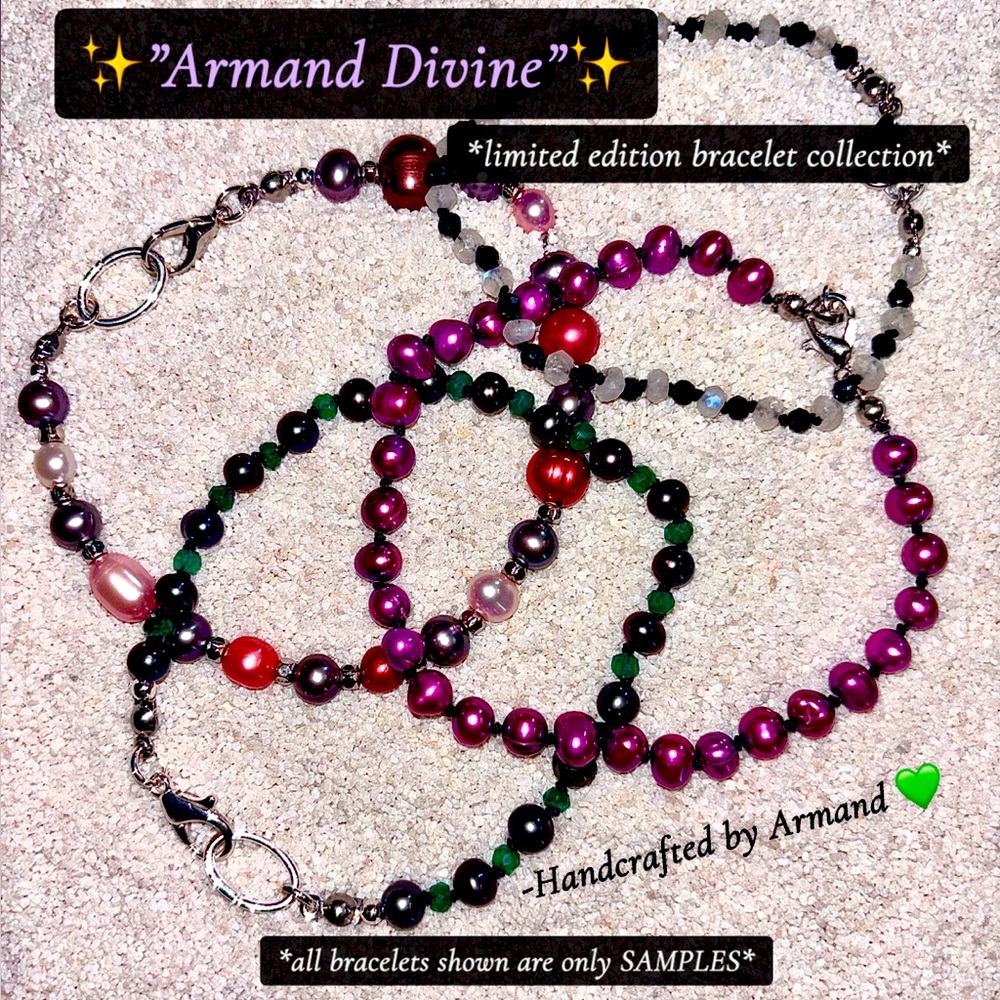 “Armand Divine” Handcrafted Fine Natural Bracelets! 💎✨ (RESERVATION/HOLD‼️)